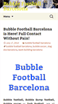 Mobile Screenshot of bubblefootballbarcelona.org