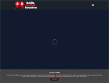 Tablet Screenshot of bubblefootballbarcelona.com